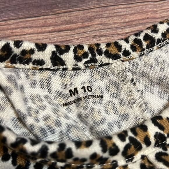 Girls Size 10 Leopard Print Dress, Soft Stretchy - Picture 5 of 5